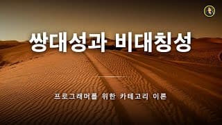 쌍대성과 비대칭성 | 프로그래머를 위한 카테고리 이론